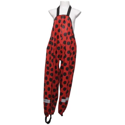 Pantalon imperméable (Rouge, Noir) de Everest x Viking Polyuréthane