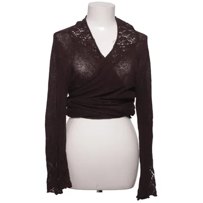 Boléro (Marron) de Solar Coton, Lin, Soie