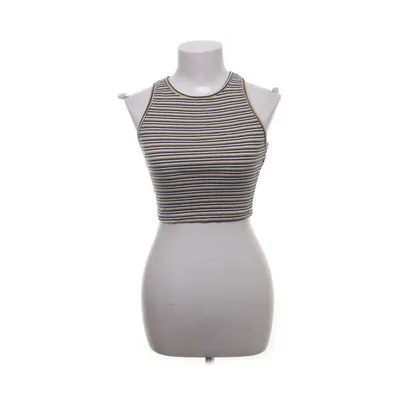 Crop top (Zwart, Geel, Wit) van Zara Trafaluc Katoen, Elastaan