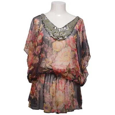 Robe (Noir, Multicolore) de Hippie Chic Soie