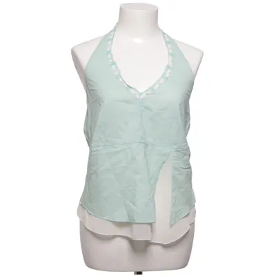Halterneck top (Grøn, Hvid) fra VILA Bomuld, Polyester