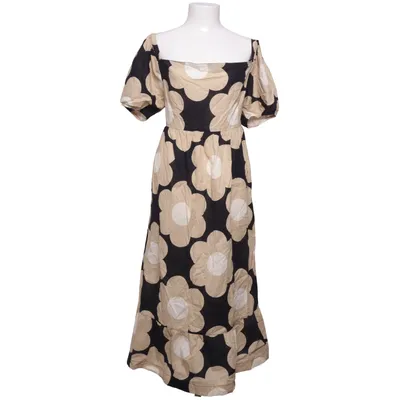 Maxi dress (Black, Beige) from Orla Kiely Cotton