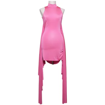 Jurk (Roze) van Misspap Elastaan, Polyester