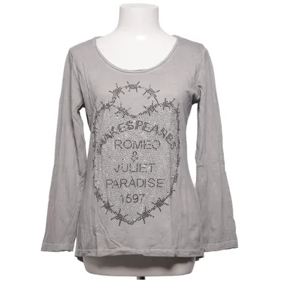 T-shirt à manches longues (Gris) de Decay Jeanswear Coton, Modal