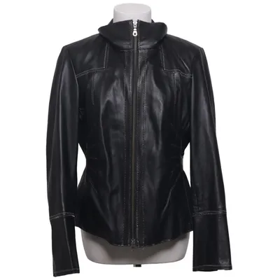Lederjacke (Schwarz) von Madeleine Leder