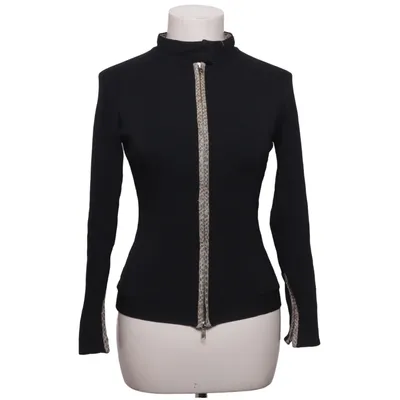 Cardigan (Zwart, Beige) van Lucy Paris Elastaan, Polyamide, Viscose