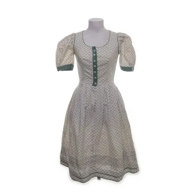 Dirndl (Vit, Grön) från Trachtenmoden Alpentraum