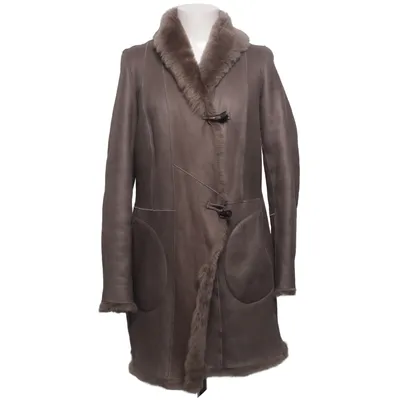 Veste en peau de mouton retournée (4710) de Massimo Dutti Cuir