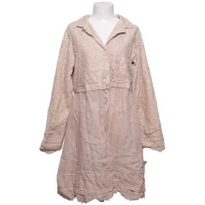 Shirt dress (Beige) from JDL Linen