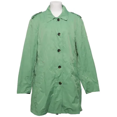 Trenchcoat (Grün) von Blue Flame Polyamid, Polyester