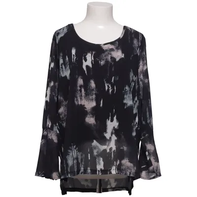 Blus (Svart, Vit, Beige) från Mazing Elastan, Polyester, Viskos