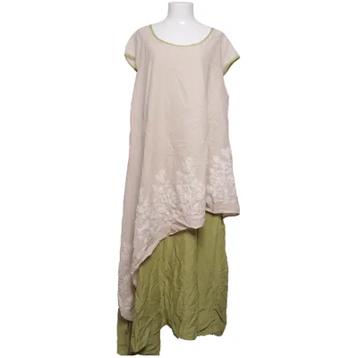 Maxikjole (Beige, Grøn) fra Zanzea Collection Bomuld