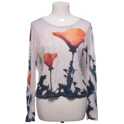 Langærmet t-shirt (Hvid, Blå, Orange) fra Desigual Bomuld