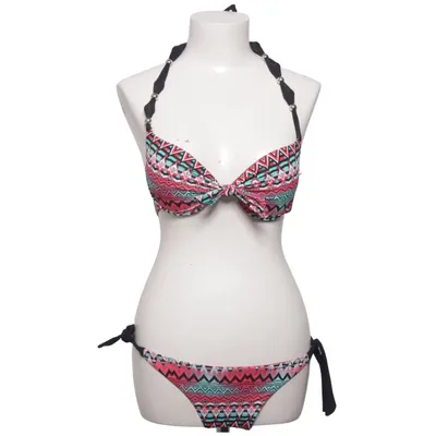 Bikini (Pink, Sort, Flerfarvet) fra Rae Elastan, Polyamid