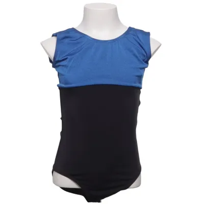Justaucorps de gymnastique (Bleu, Noir) de Rizlefort Élasthane, Polyamide