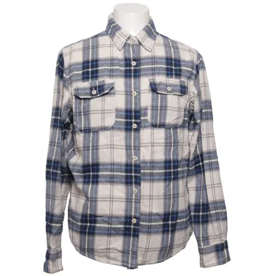 Flannel shirt (Blue, White, Gray) from Athletic Fit Cotton