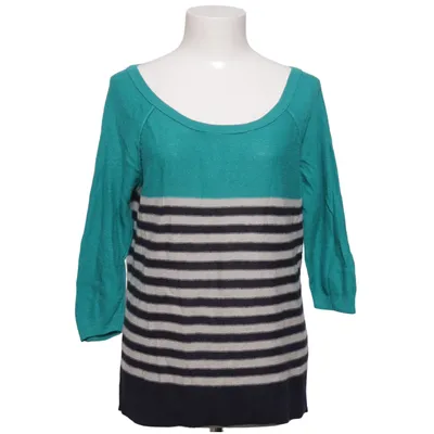 Strickpullover (Blau, Grün, Weiß) von American Eagle Outfitters Nylon, Viskose, Wolle