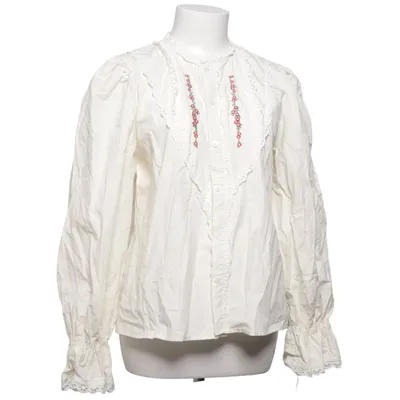 Blus (Vit) från Abba Bomull, Polyester