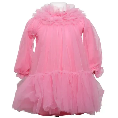 Robe (Rose) de Monnalisa Coton, Élasthane, Polyamide