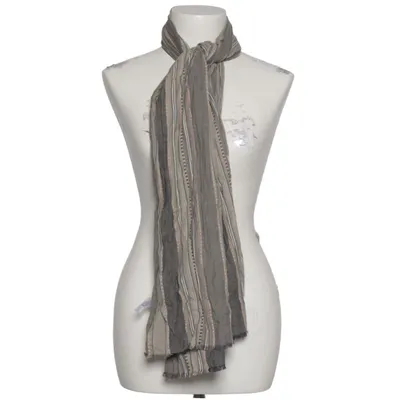 Écharpe (Gris, Beige, Blanc) de Zwillingsherz Coton
