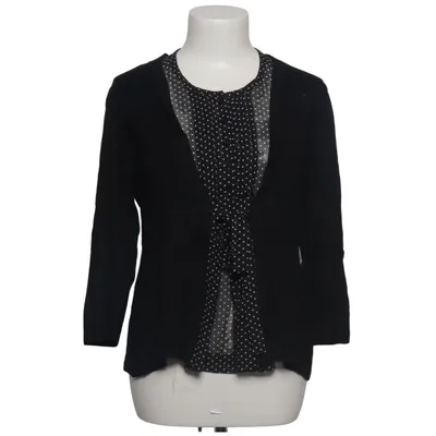 Cardigan (Black, White) from Anne Weyburn Polyamide, Polyester, Viscose
