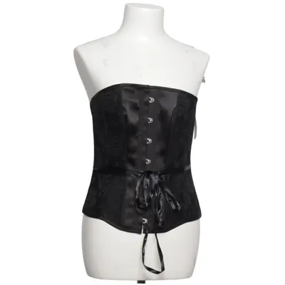 Korset (C002-BLK) fra Corsets UK Bomuld, Polyester, Polyurethan