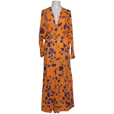 Wickelkleid (Orange, Lila) von Never Fully Dressed Viskose