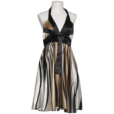 Halterneck-kjole (Sort, Guld, Hvid) fra Fashion Wave