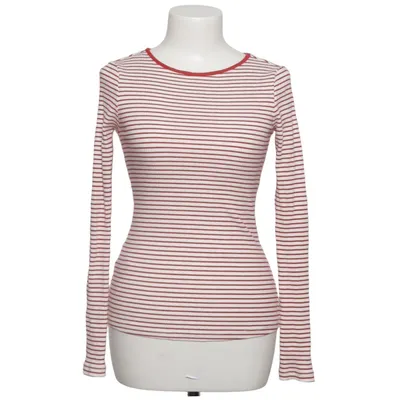 Långärmad t-shirt (Röd, Vit) från Mango Bomull, Elastan