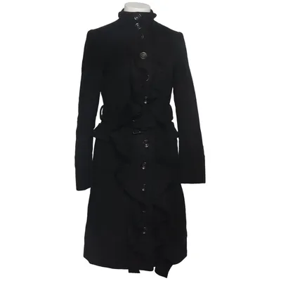 Mantel (Schwarz) von Diane von Furstenberg Kaschmir, Elasthan, Polyamid, Polyester, Wolle