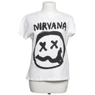 T-shirt (Vit, Svart) från Nirvana Bomull