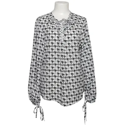 Bluse (Sort, Hvid, Grå) fra Nife Elastan, Polyester