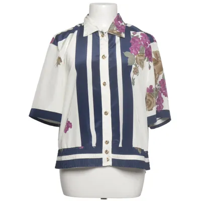 Chemise à manches courtes (Blanc, Bleu, Multicolore) de Felicia Polyester