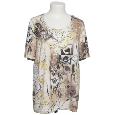 T-shirt (Beige, Flerfärgad) från Fair Lady Elastan, Polyester