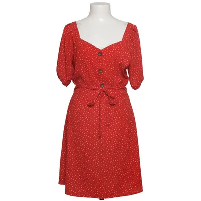 Dress (Red, White) from Monteau Elastane, Polyester