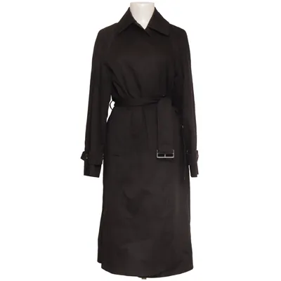 Trench coat (Black) from COS Cotton, Elastane, Viscose