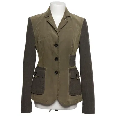Blazer (Gray, Green) from Blonde No.8 Cotton, Elastane, Polyester, Wool