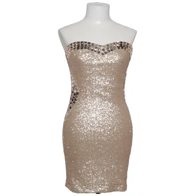 Cocktailklänning (Silverfärgad) från Cotton Club Polyester