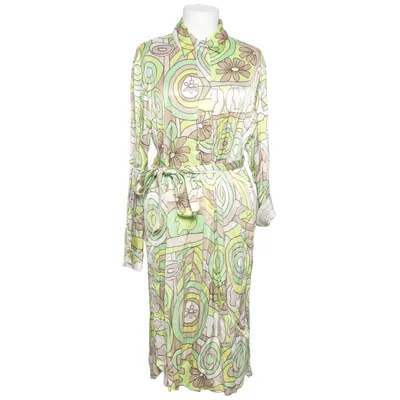 Skjortklänning (Grön, Brun, Vit, Flerfärgad) från Louis and Mia Elastan, Viskos