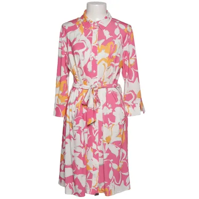 Blousejurk (Roze, Wit, Geel) van Angelle Milan Elastaan, Polyester, Viscose
