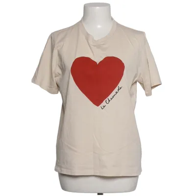 T-shirt (Beige, Red) from Sézane Organic cotton