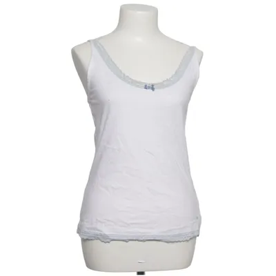 Tank Top (White, Blue) from Esmara Lingerie Cotton
