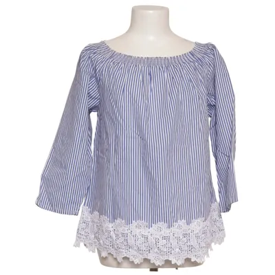 Top (Blauw, Wit) van Chelsea Rose NYC Katoen