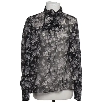 Blouse lavallière (Noir, Blanc, Multicolore) de Mango Suit Polyester