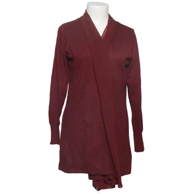 Cardigan (Red) from Open End Polyamide, Polyester, Viscose