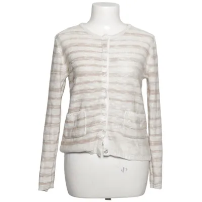 Cardigan (Beige, Wit) van Cheer Acryl, Katoen, Metallvezel