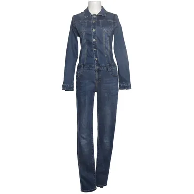 Jumpsuit (Blue) from Nina Carter Cotton, Elastane, Polyester