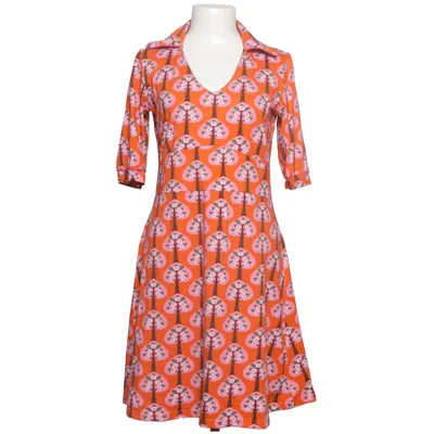 Kjole (Orange, Pink, Flerfarvet) fra Tante Betsy Bomuld, Elastan