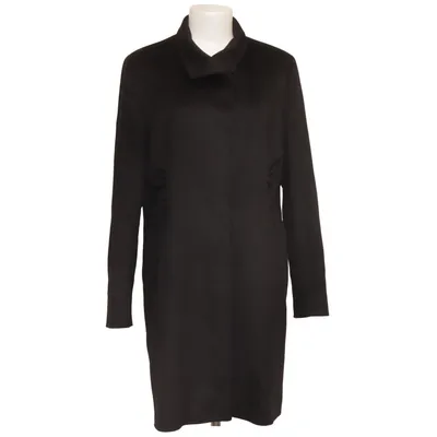 Manteau (Noir) de Cinzia Rocca Viscose, Laine