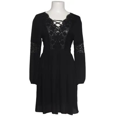 Jurk (Zwart) van Sandro Katoen, Polyamide, Polyester
